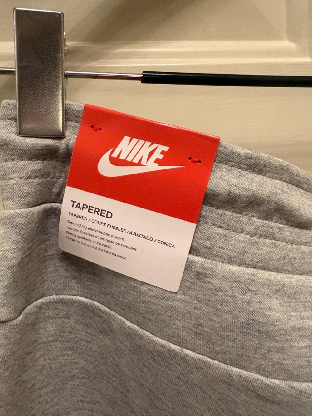 Nike Gray Athletic Drawstring Shorts with Black Accents - Picture 4 of 6